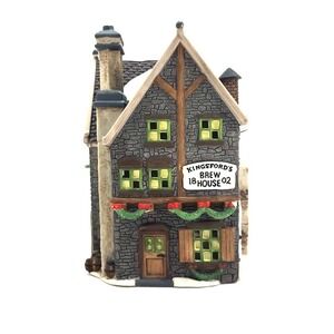 Original Department 56 Kingsford Brew House Missing Banner Chipped
